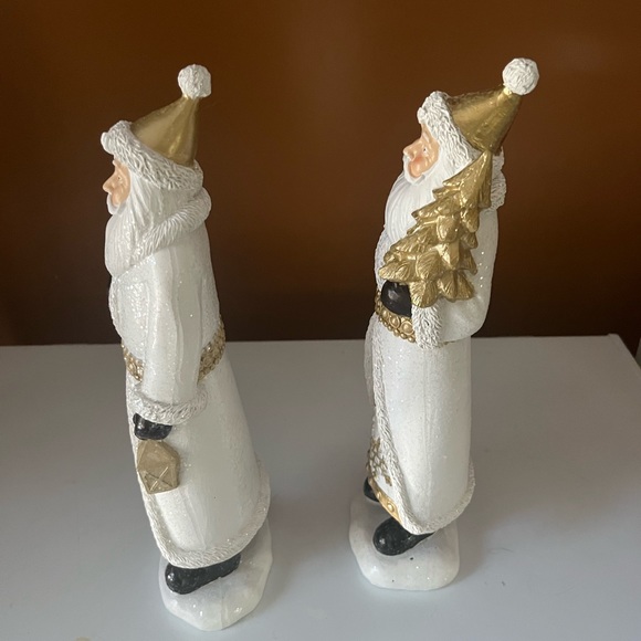 Set of woodmen Santa clause statues - Picture 5 of 5